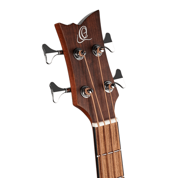 Ortega D7E-BFT-4 Acoustic Electric Bass Guitar - Bourbon Fade