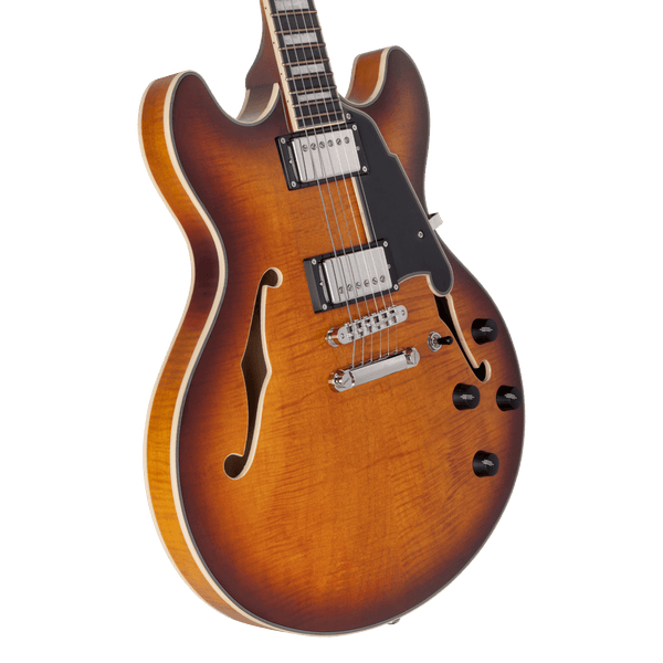 D'Angelico Premier Mini DC - Dark Iced Tea Burst - w/ Gig D'Angelico Premier Mini DC - Dark Iced Tea Burst - w/ Gig