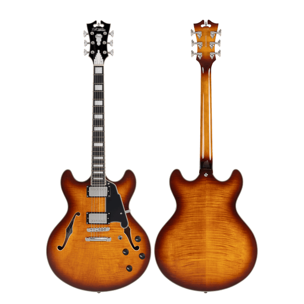 D'Angelico Premier Mini DC - Dark Iced Tea Burst - w/ Gig D'Angelico Premier Mini DC - Dark Iced Tea Burst - w/ Gig