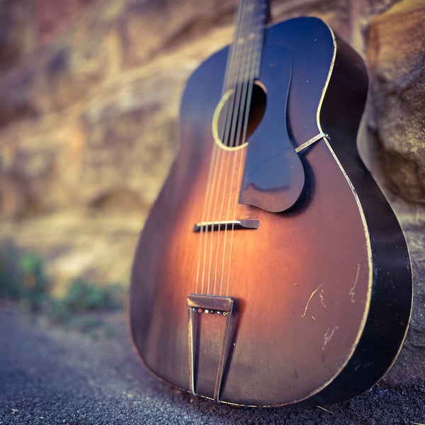 1939 Sears Supertone Jumbo Acoustic - Sunburst w/ Case