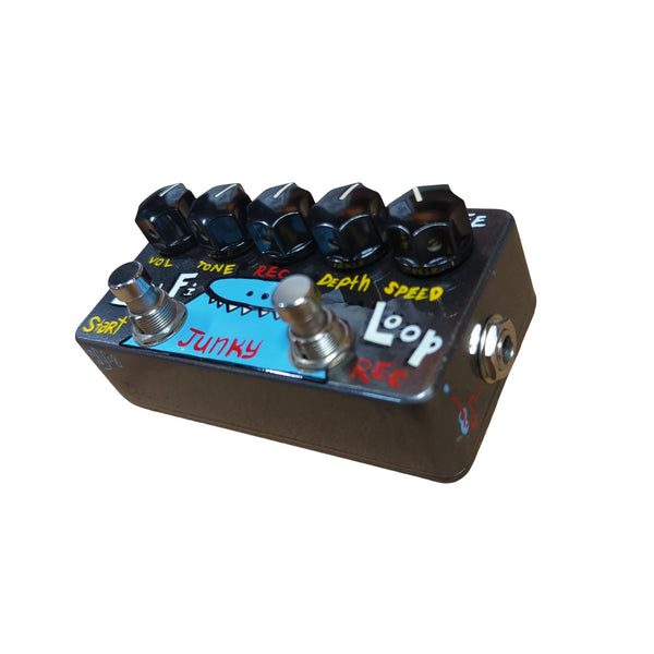 Used ZVEX Hand Painted Lo-Fi Loop Junky Looper Pedal
