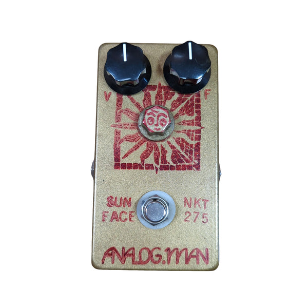 2006 Analogman Sun Face NKT 275 White Dot Germanium w/Sun Dial Fuzz Pedal