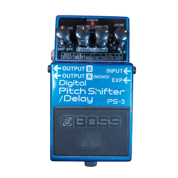 Used BOSS PS-3 Digital Pitch Shifter/Delay Pedal - Pink Label