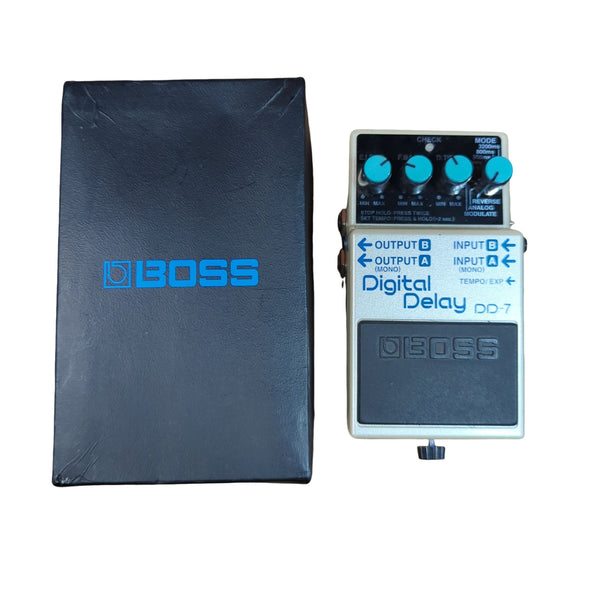 Used BOSS DD-7 Digital Delay Pedal - w/Box