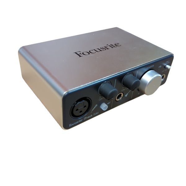 Used Focusrite iTrack Solo Audio Interface