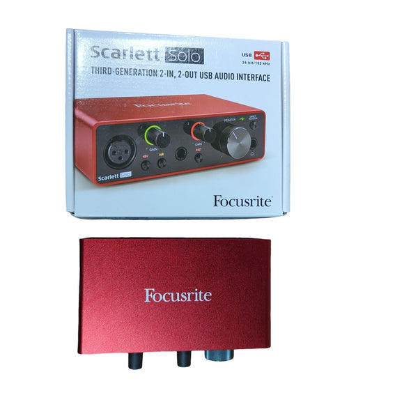 Used Focusrite Scarlett Solo Audio Interface - w/Box