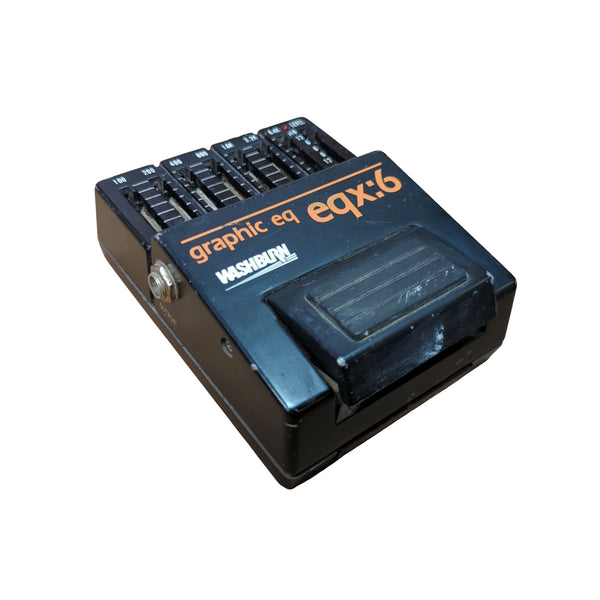 Vintage 1980s Washburn Graphic EQ EQX:6 Equalizer Pedal