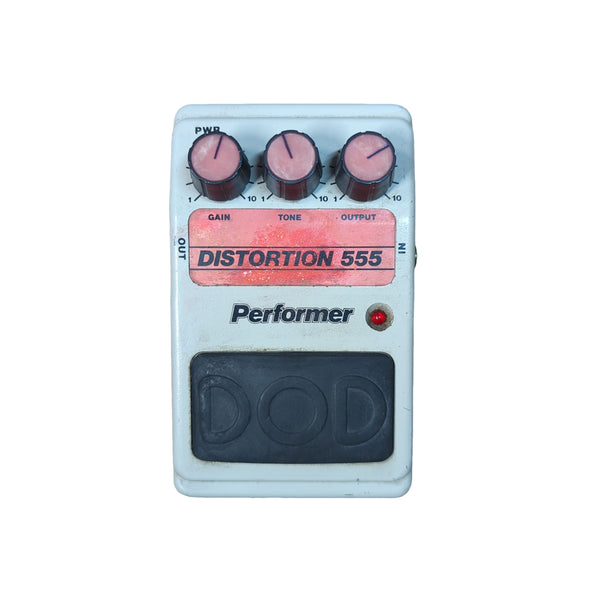 Vintage 1980s DOD Performer Distortion 555 Pedal