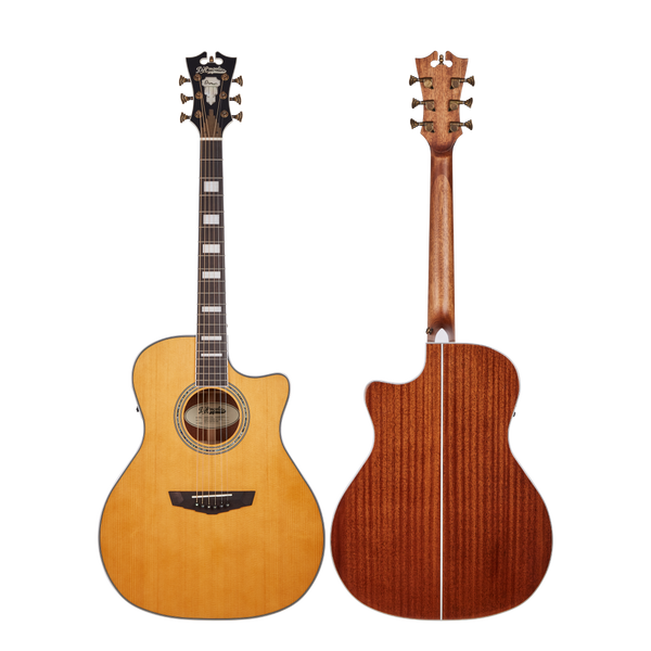 New D'Angelico Premier Gramercy Acoustic Electric - Vintage Natural