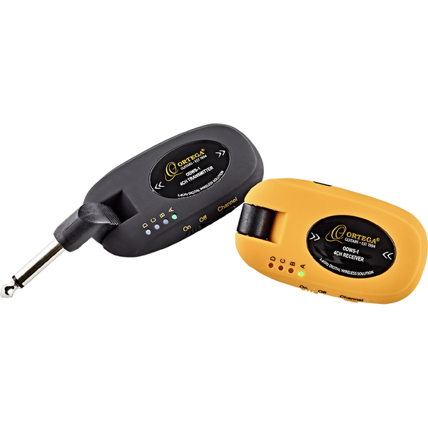 Ortega ODWS-1 - Digital Wireless System -Black / Orange - Universal - Guitar Bass