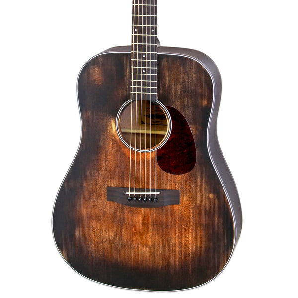 Aria 111DP Delta Blues Dreadnaught Acoustic Guitar - Muddy Brown