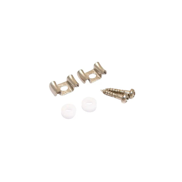 Allparts AP-0720-001 Nickel Guitar Headstock String Tree Guides - Fender Replacement 2-pack
