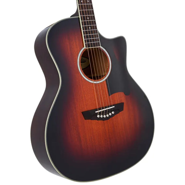 D'Angelico Excel Gramercy Acoustic Electric - Mahogany Burst