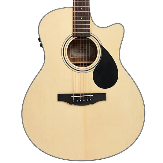 Kepma GA3-130A+ Grand Auditorium Cutaway Acoustic Electric w/ AcoustiFex w/ Gig Bag