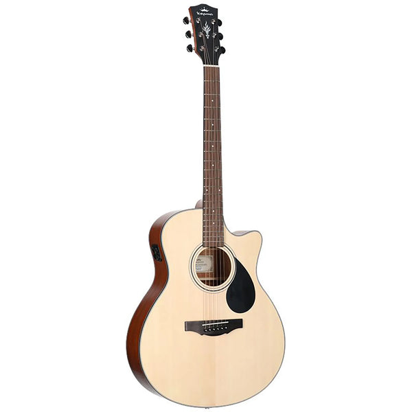 Kepma GA3-130A+ Grand Auditorium Cutaway Acoustic Electric w/ AcoustiFex w/ Gig Bag