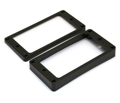 Allparts Humbucking Pickup Ring Set - Slanted - Black