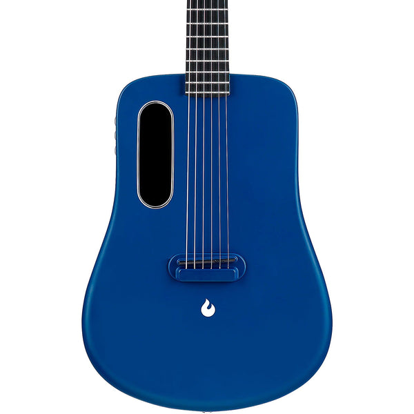 Blue Lava ME 2 Freeboost Carbon Fiber Acoustic Electric Travel Guitar - Blue - Cumberland Guitars