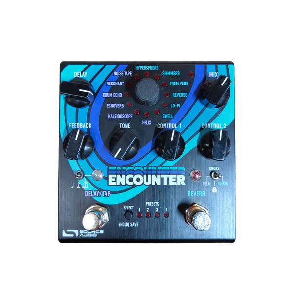 Used Source Audio Encounter - Delay + Reverb Pedal - w/Box