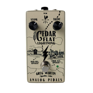 Analog Pedals - Cedar Flat Lightning V2 - Greg Martin Signature - Tone & Boost Pedal - Cumberland Guitars