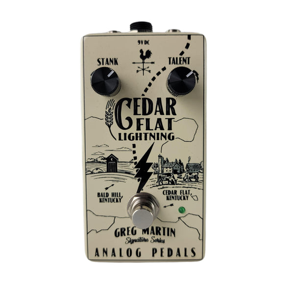 Analog Pedals - Cedar Flat Lightning V2 - Greg Martin Signature - Tone & Boost Pedal
