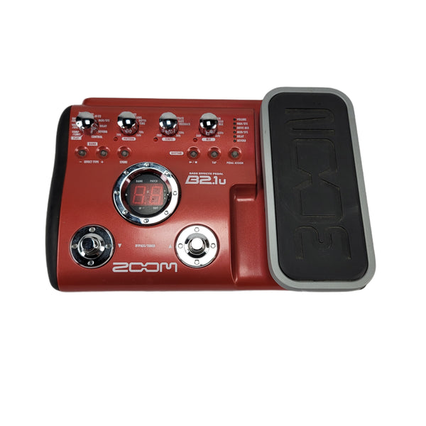 Used Zoom B2.1U Bass Effects Processor Pedal
