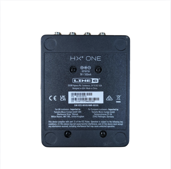 Used Line 6 HX One Multi0effects Floor Processor Pedal - w/Box