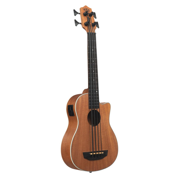 Kala U-Bass Scout - Fretless - Mahogany Ukulele Bass A/E - w/ Gig Bag