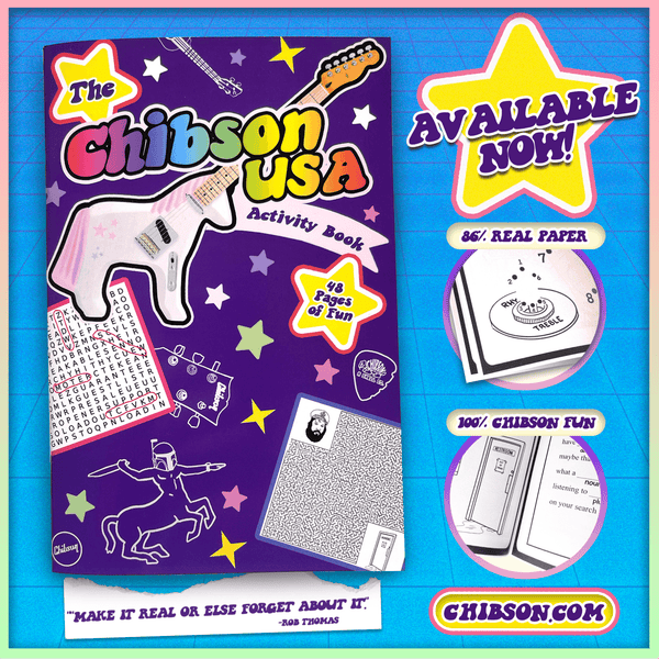 Chibson USA - The Chibson Activity Book - Cumberland Guitars