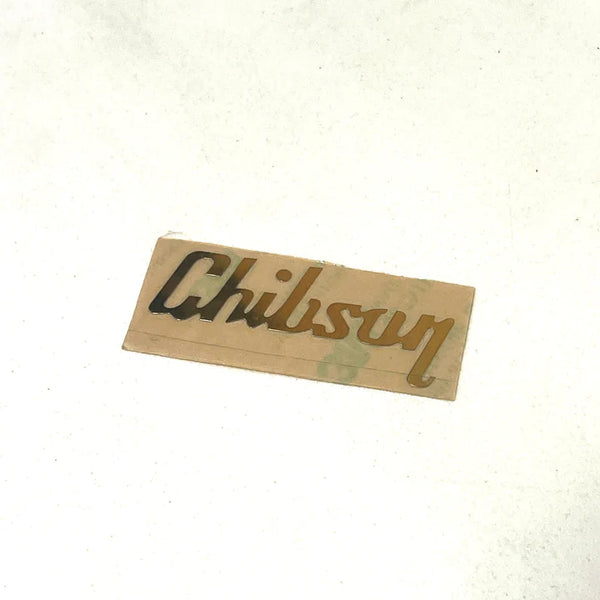 Chibson USA Gold Foil Headstock Logo Decal - 2 Pack