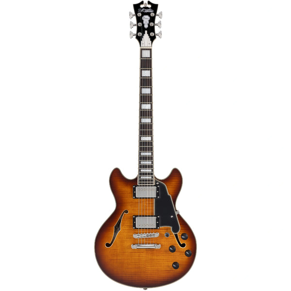 D'Angelico Premier Mini DC - Dark Iced Tea Burst - w/ Gig Bag