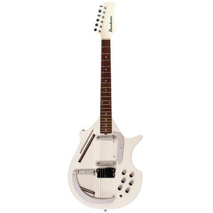 Danelectro Coral Electric Sitar - White Crackle - Cumberland Guitars
