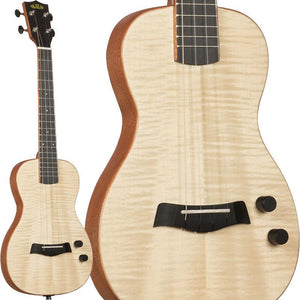 Kala Solidbody Tenor Ukulele - Flame Maple SB T Uke w/ Gig Bag - Cumberland Guitars