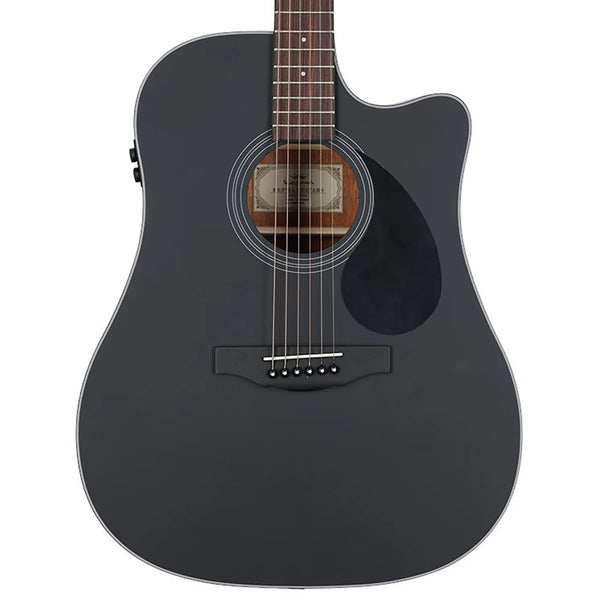 Kepma D3-130ABK+ Dreadnaught Cutaway - Acoustic/Electric - w/Acoustifex - Black Matte