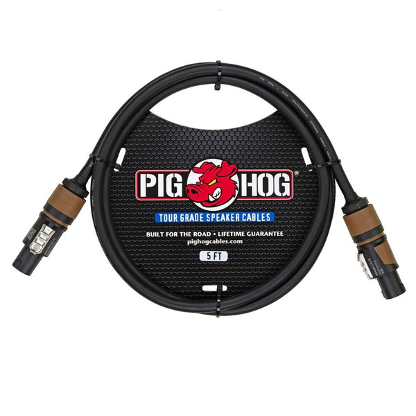 Pig Hog Tour Grade Speakon Speaker Cable - 5'
