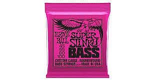 Ernie Ball Super Slinky Bass Nickel Round Wound Strings 45 65 80 100