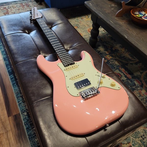 Schecter Nick Johnston Pink Strat Atomic Coral - Diamond Traditional