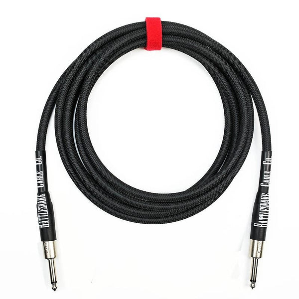 Rattlesnake Cable Co. - 20' Guitar Instrument Cable - Black - Straight to Straight