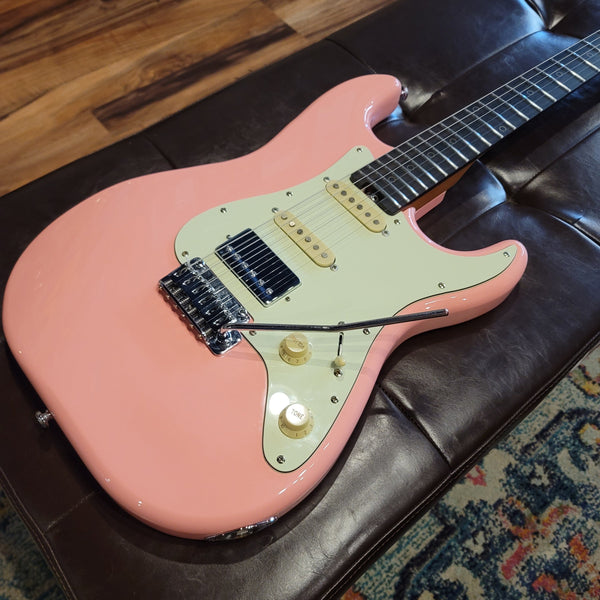 Schecter Nick Johnston Pink Strat Atomic Coral - Diamond Traditional