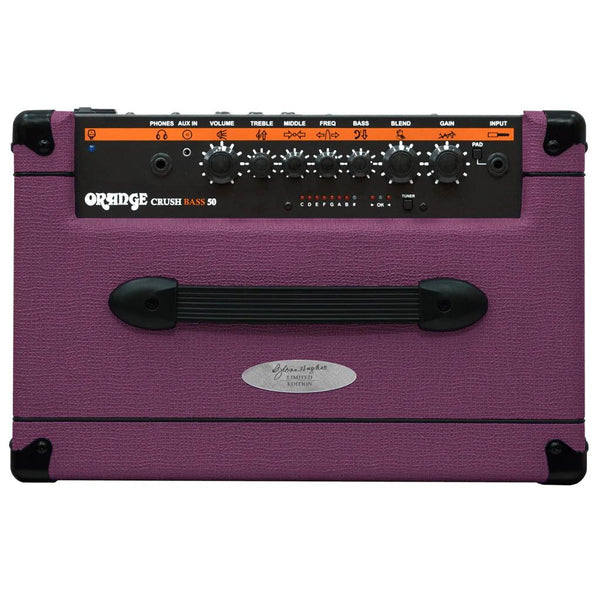 Orange Crush Bass 50 - 50-Watt 1x12" Bass Guitar Combo Amplifier - Glenn Hughes Signature Model - Purple - Cumberland Guitars