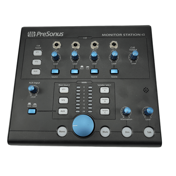 Presonus Monitor Station V2 Desktop Headphone Controller Mixer Bundle - Cumberland Guitars