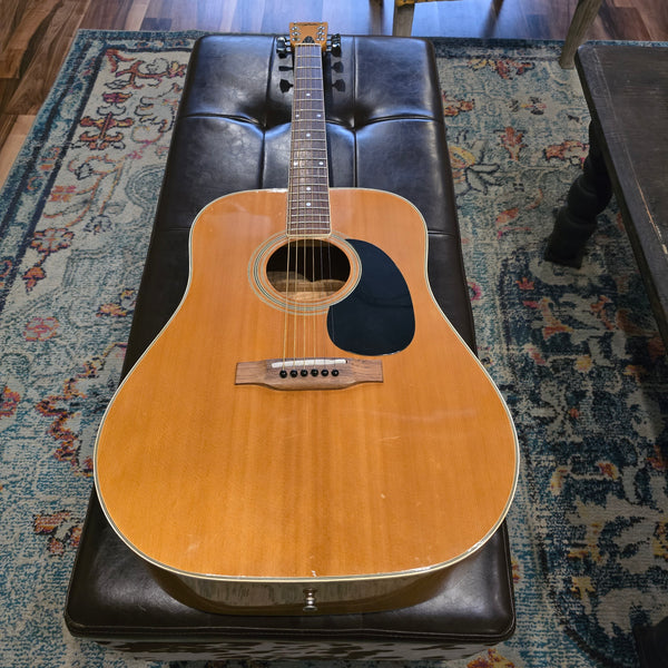 1973 Aria AF250 Mach I Dreadnaught - Maple -MIJ Japan - Natural w/Gig Bag