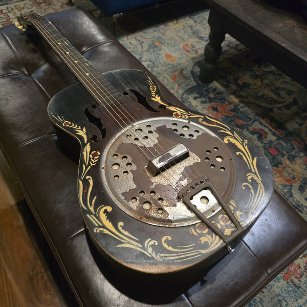 1930s Harmony-Built Del Oro Fauxbro w/ Case