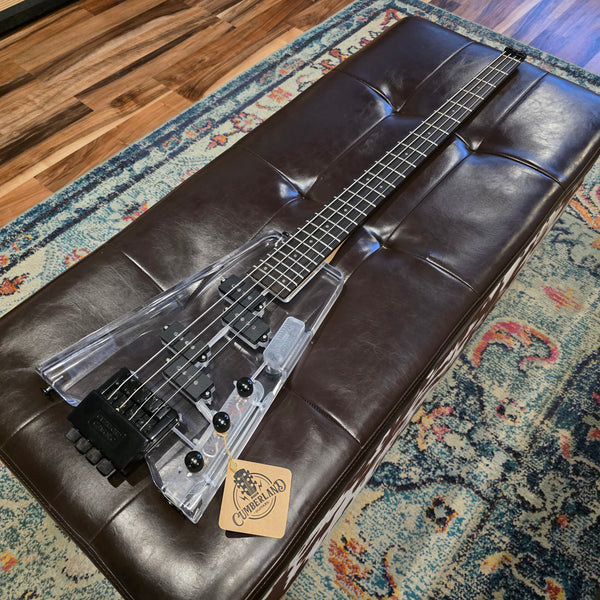 Headless Transparent Lucite LED Light Show Wedge Bass