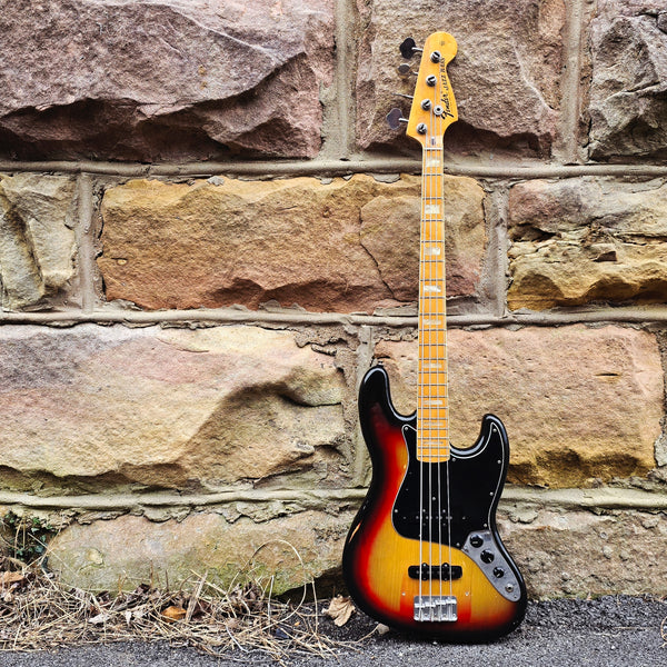 1975 Fender Jazz Bass - Sunburst - Maple - w/ OHSC