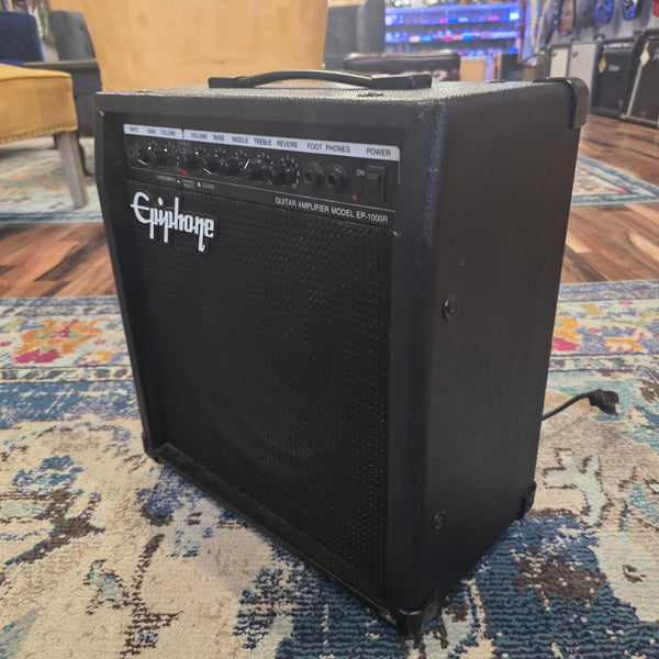 1994 Epiphone EP 1000R - 25-Watt - 10" Speaker - Guitar Combo Amp - Black