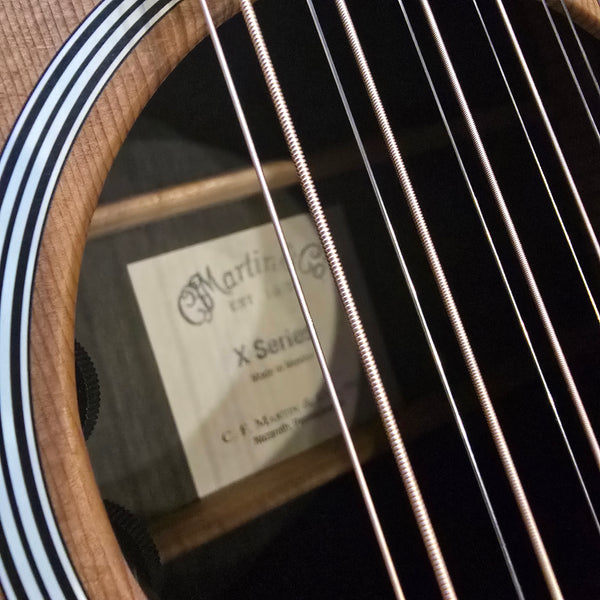 2017 Martin D12X1AE - 12-String Acoustic Electric Dreadnaught - Natural - w/Hardshell Case