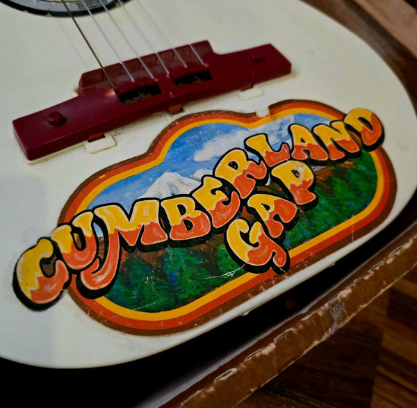 1960s Emenee - Cumberland Gap - Novelty Toy Guitar - w/Original Box
