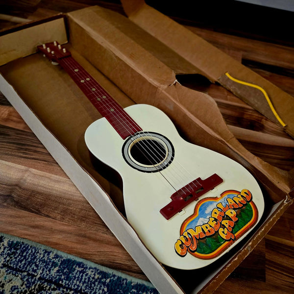 1960s Emenee - Cumberland Gap - Novelty Toy Guitar - w/Original Box