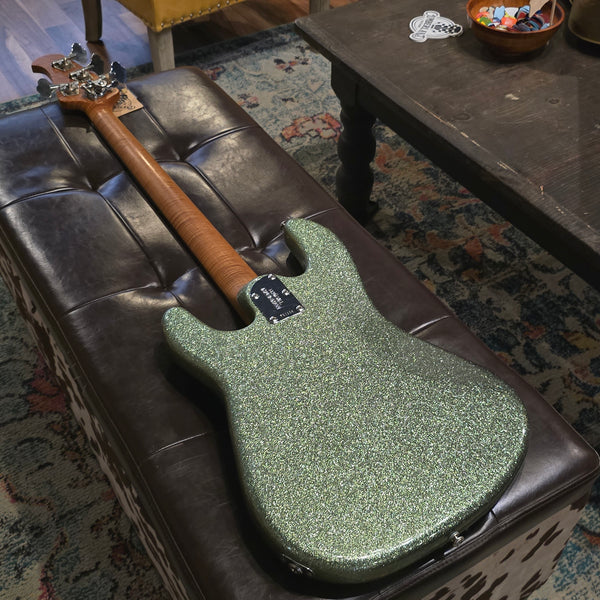 2019 Ernie Ball Music Man - Cutlass Bass - One of a Kind - Sea Foam Green Sparkle - w/OHSC