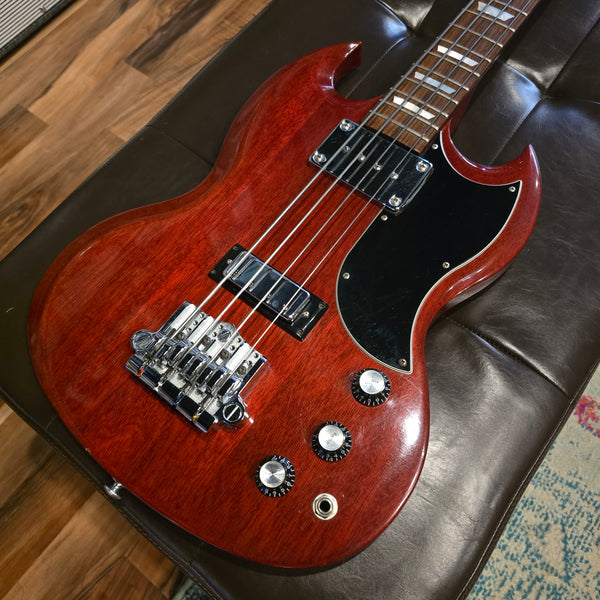 2015 Gibson USA SG Bass - Cherry - w/ OHSC